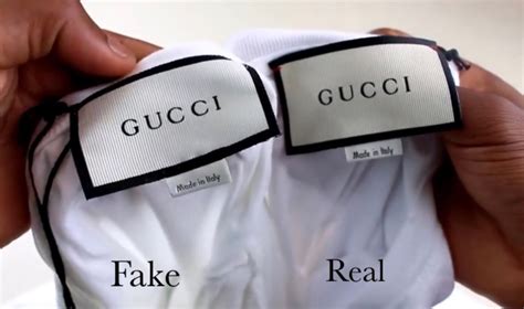 gucci label how to spot fake clothes|how to tell authentic gucci.